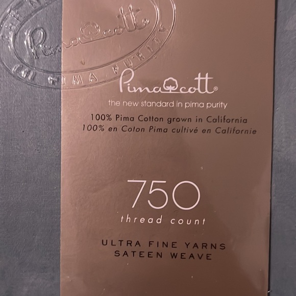 Wamsutta KING 100% ULTRA FINE Sateen weave cotton European pillowcases - Picture 8 of 9